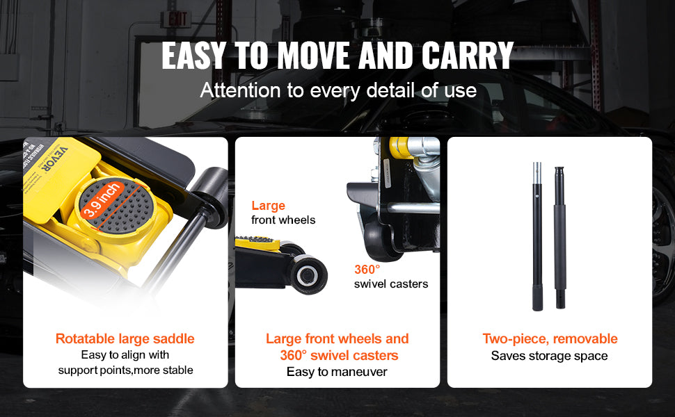 2 Ton Low Profile Floor Jack Heavy Duty Iron Hydraulic Racing Floor Jack Hydraulic Car Jack Dual Piston Quick Lift Pump