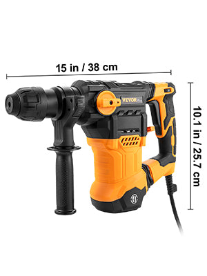 1500W Rotary Hammer Drill 32mm, 4 Modes - Corded