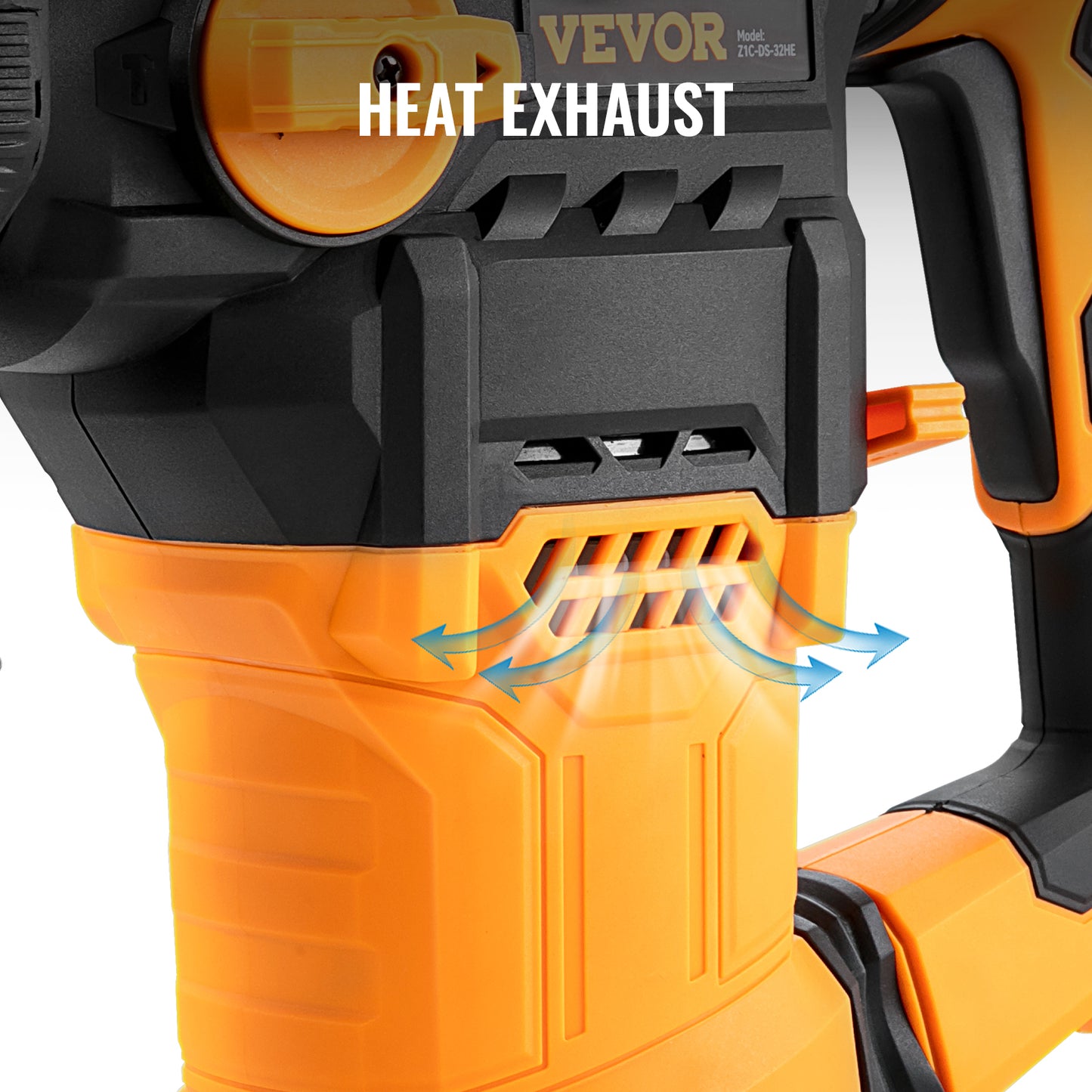 1500W Rotary Hammer Drill 32mm, 4 Modes - Corded