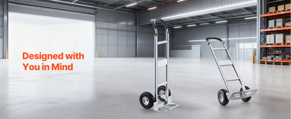 Hand Truck Dolly 500 lbs with Non-Slip Wheels
