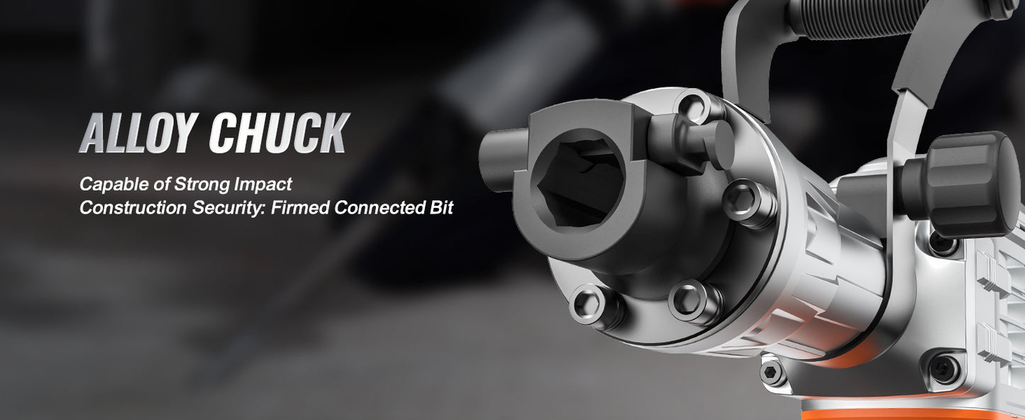 Heavy Duty Jack Hammer 1500W-3500W with 2-4 Chisels