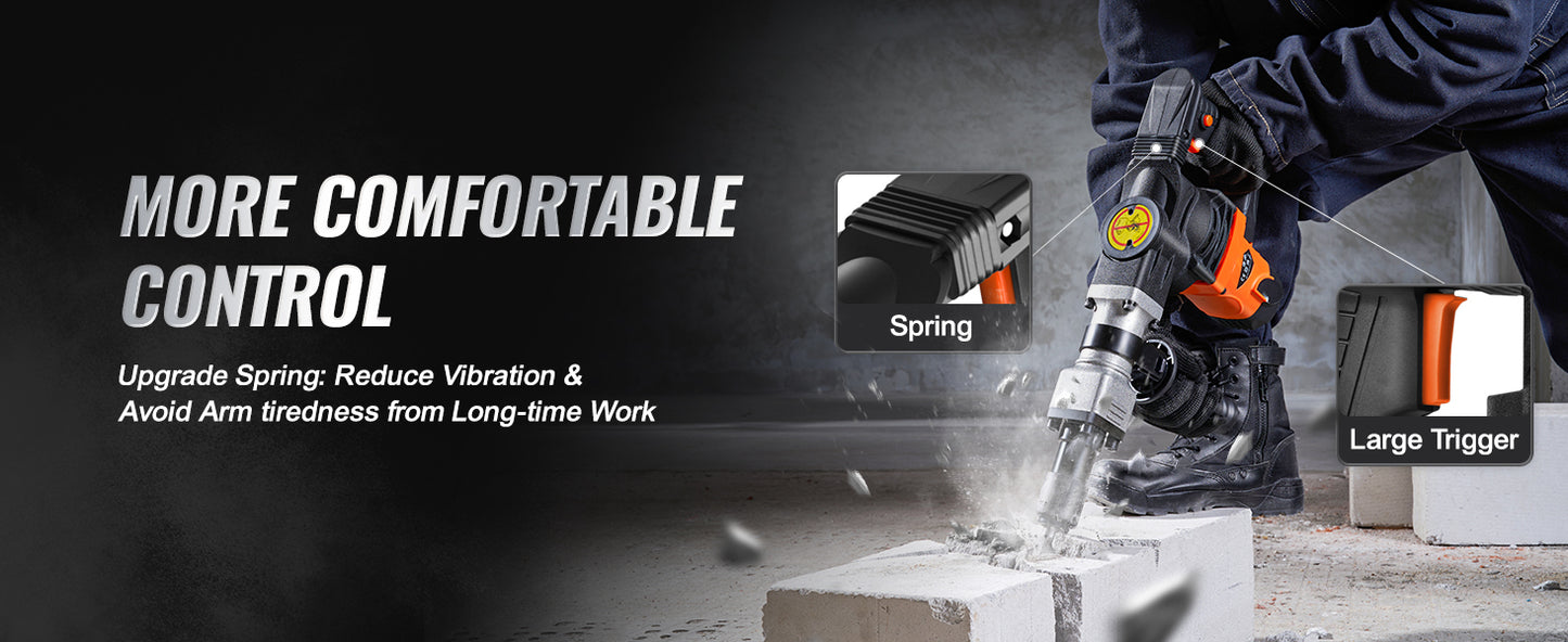 1400W Electric Jack Hammer 2900 BPM Concrete Breaker