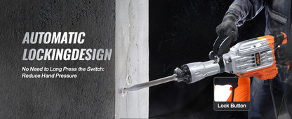 Demolition Jack Hammer 1500W-3500W with Chisels