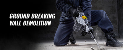 1400W Demolition Jack Hammer with Case & Gloves
