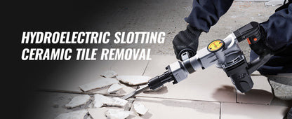 1400W Demolition Jack Hammer with Case & Gloves