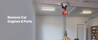 1T/2T Manual Chain Hoist with 8-20 ft Lift Height