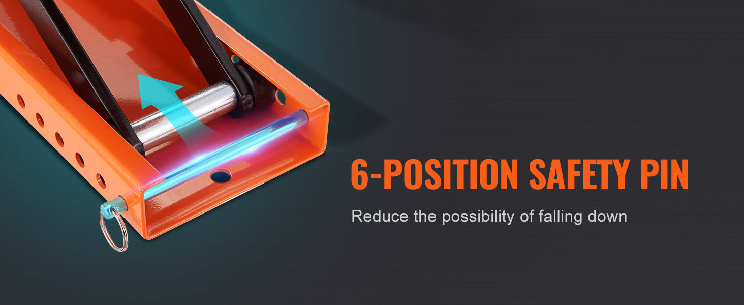 Motorcycle Lift 1100 LBS Motorcycle Scissor Lift Jack with Safety Pin Steel Motorcycle Jack Hoist Stand for Motorbike