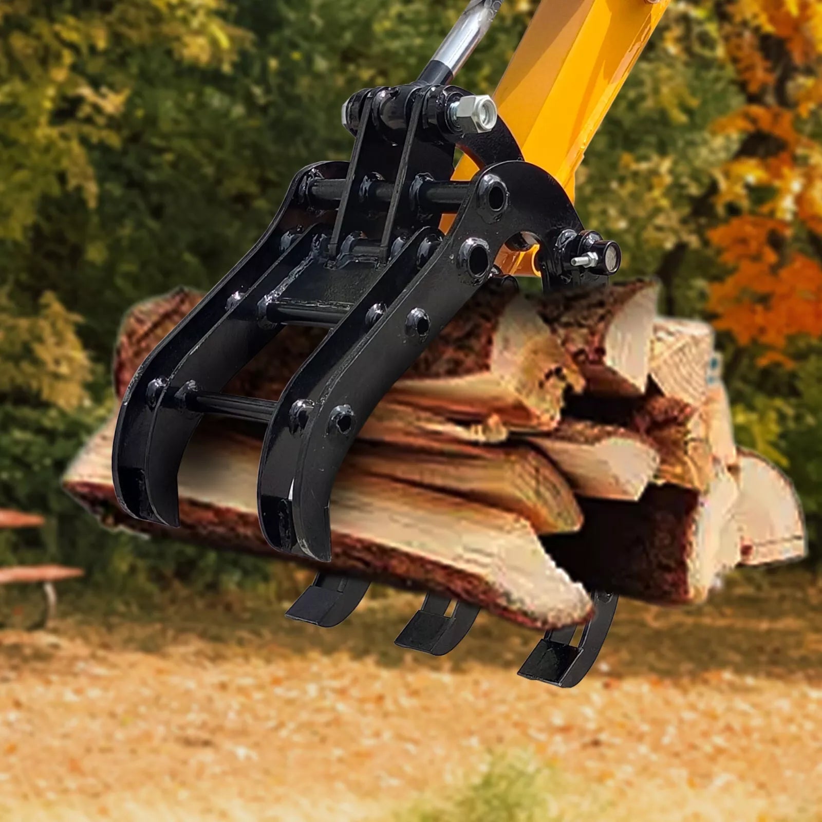 Excavator Grabber attachment for Garden Forestry Orchard Machinery
