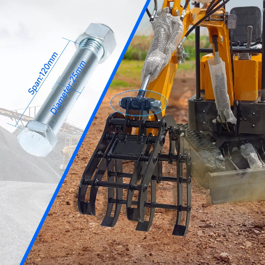 Excavator Grabber attachment for Garden Forestry Orchard Machinery