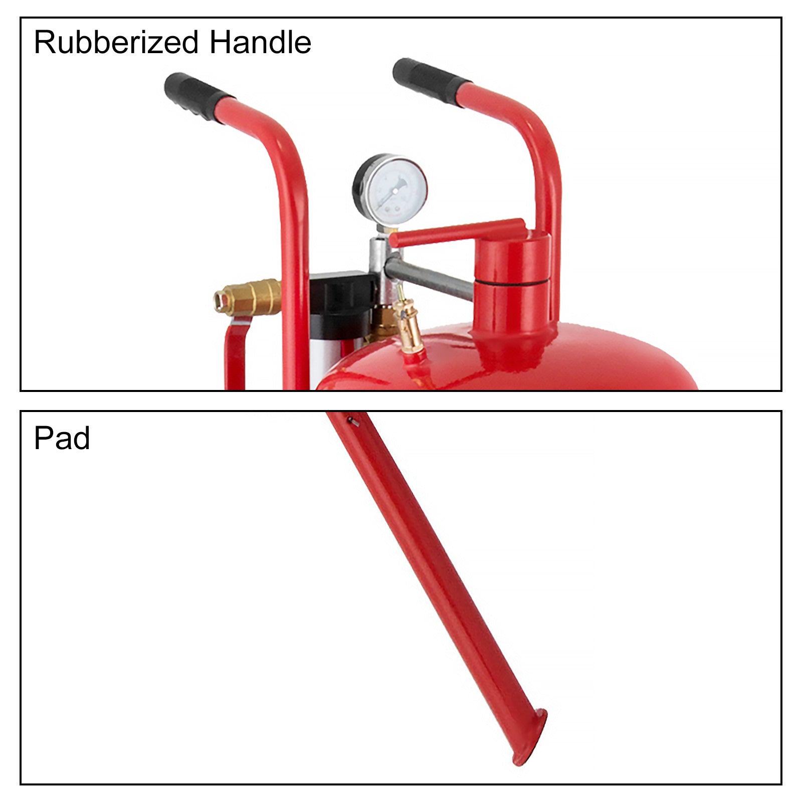 Sand Blaster 10Gal Portable Air Sandblaster 125Psi Pressure Sand Blasting Kit for Special Surface Treatment of Material