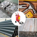 Sand Blaster 10Gal Portable Air Sandblaster 125Psi Pressure Sand Blasting Kit for Special Surface Treatment of Material