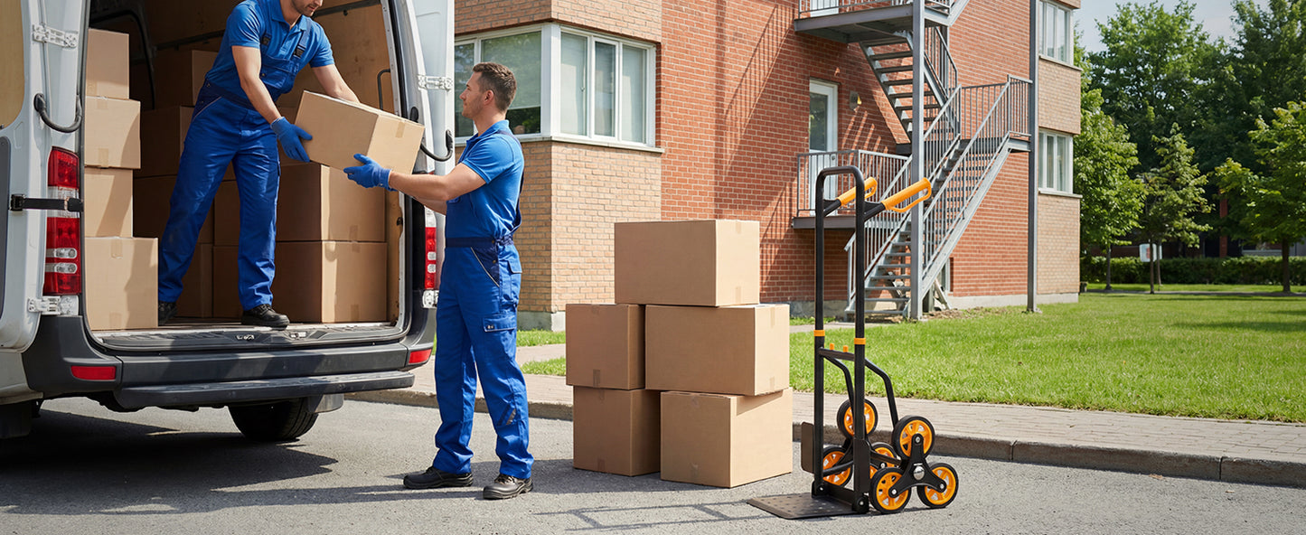 Stair Climbing Hand Truck 440/770 lbs with 6 Wheels