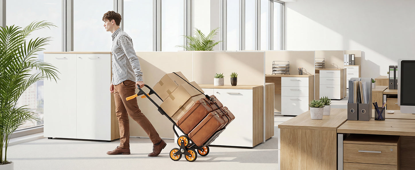 Stair Climbing Hand Truck 440/770 lbs with 6 Wheels