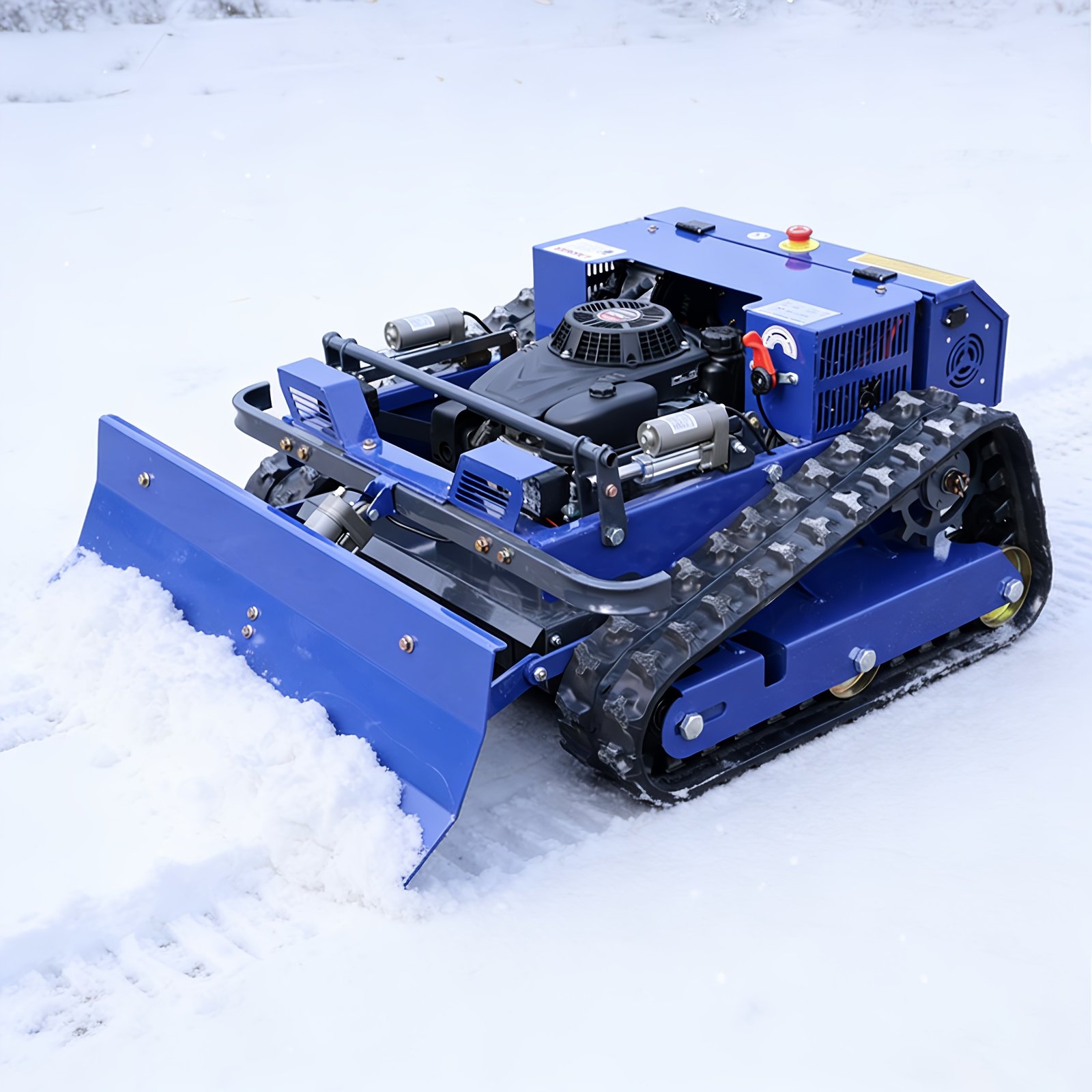 Remote-Controlled Lawnmower, Gasoline-Powered Intelligent Robot - Image 10