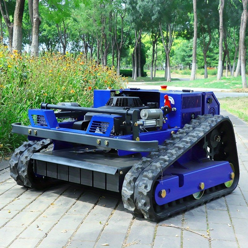 Remote-Controlled Lawnmower, Gasoline-Powered Intelligent Robot - Image 32