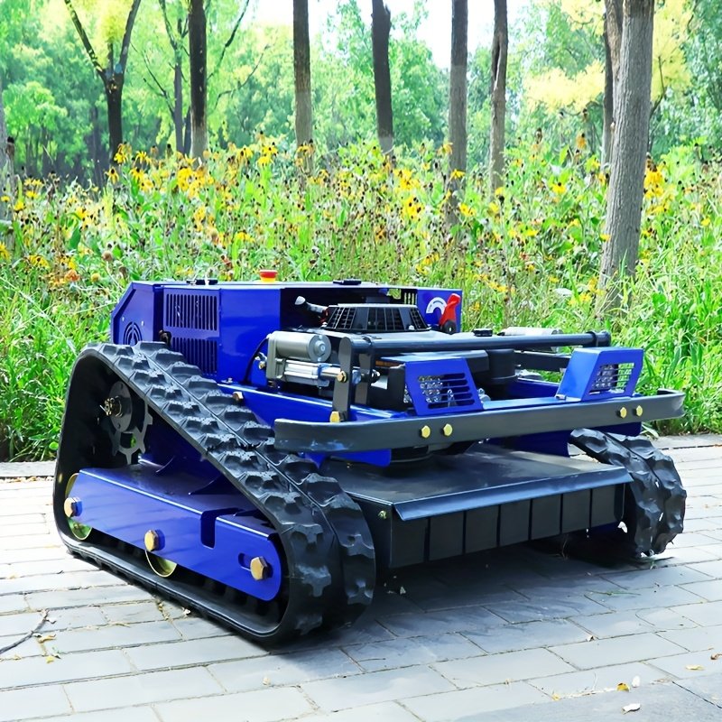 Remote-Controlled Lawnmower, Gasoline-Powered Intelligent Robot - Image 9